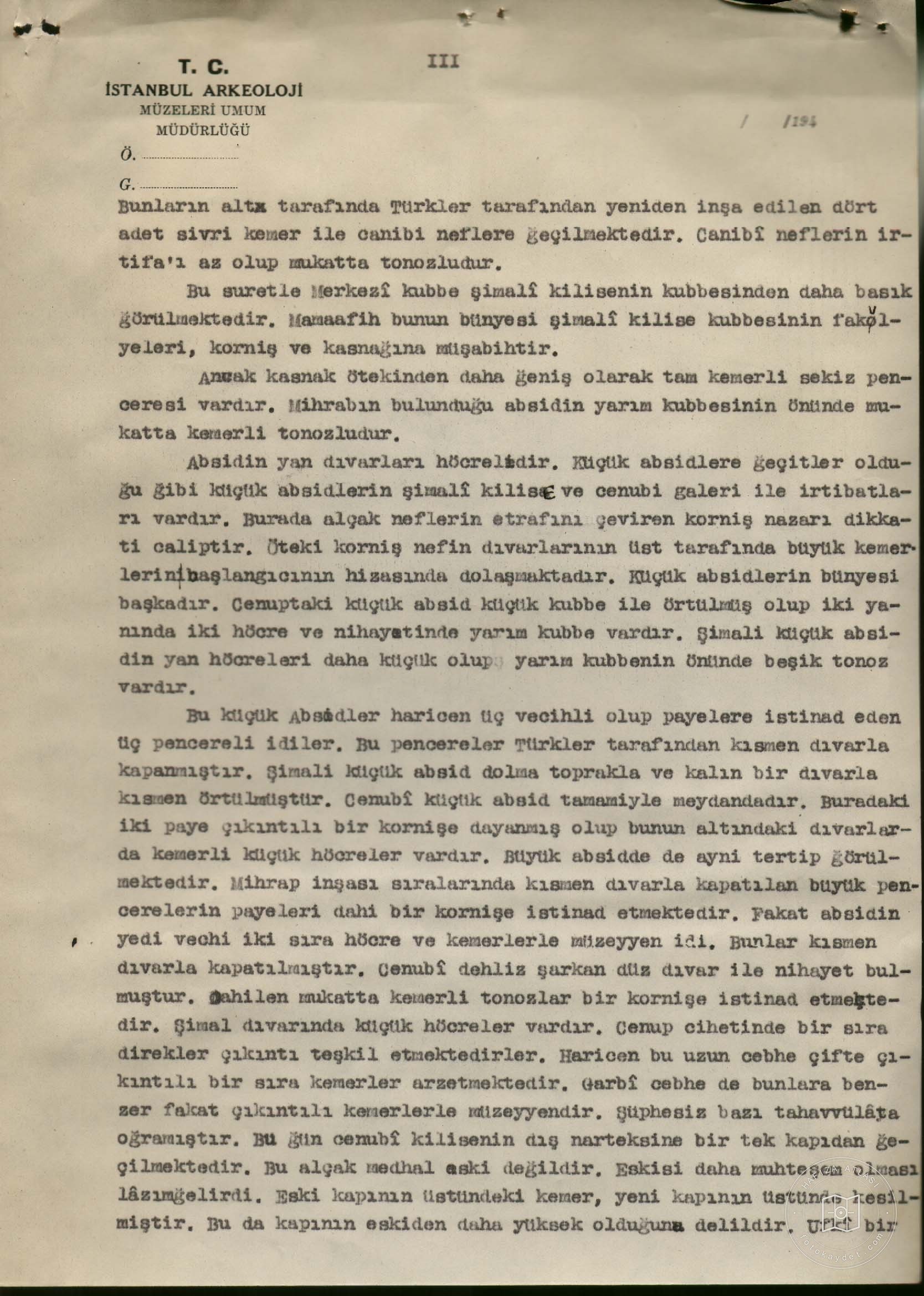 FENARİİSA Mosque — Document