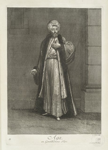 Ottoman People, Soldiers, Officers, Costumes — Portrait from the archive