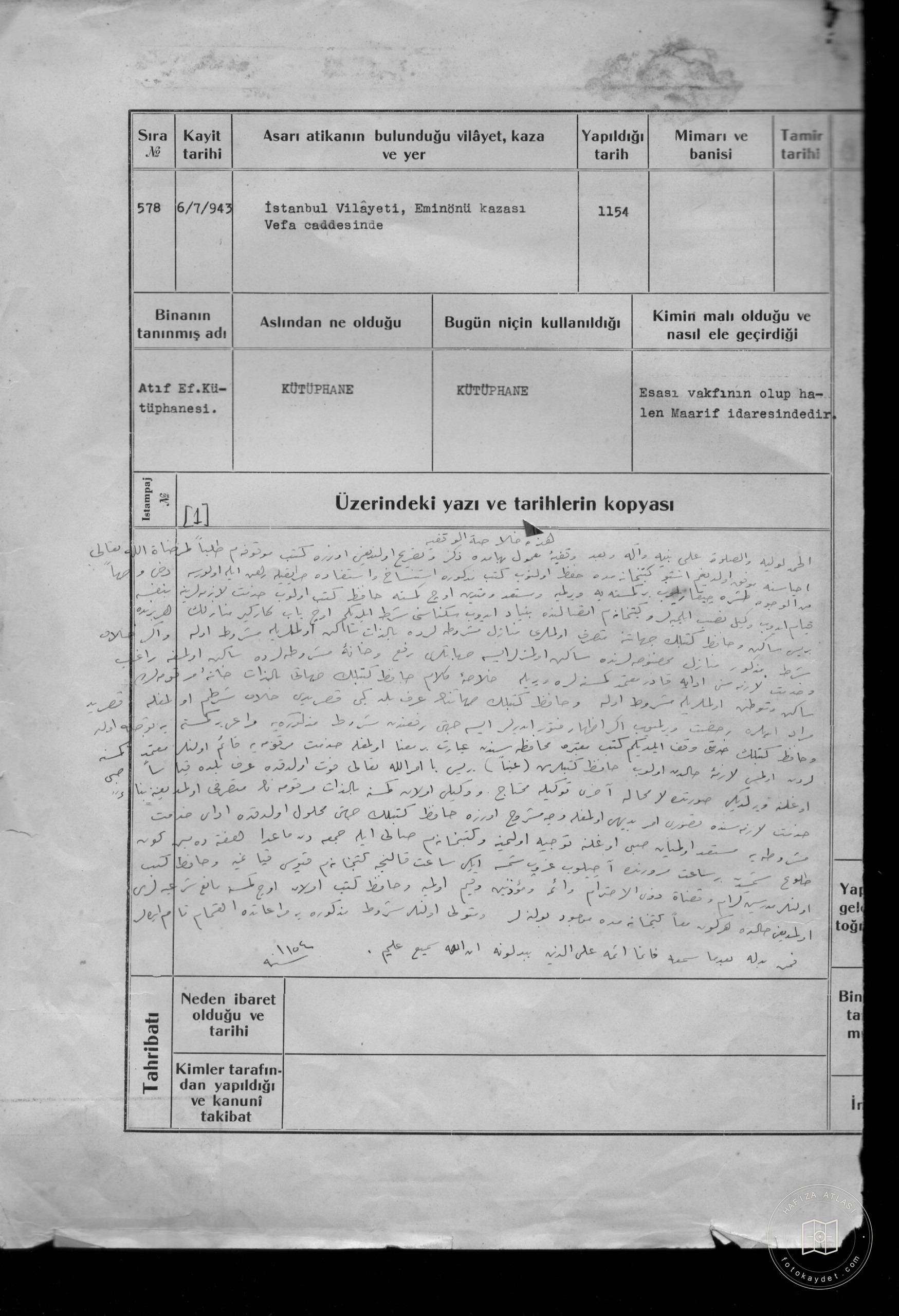 ATIF EFENDİ BATH — Document