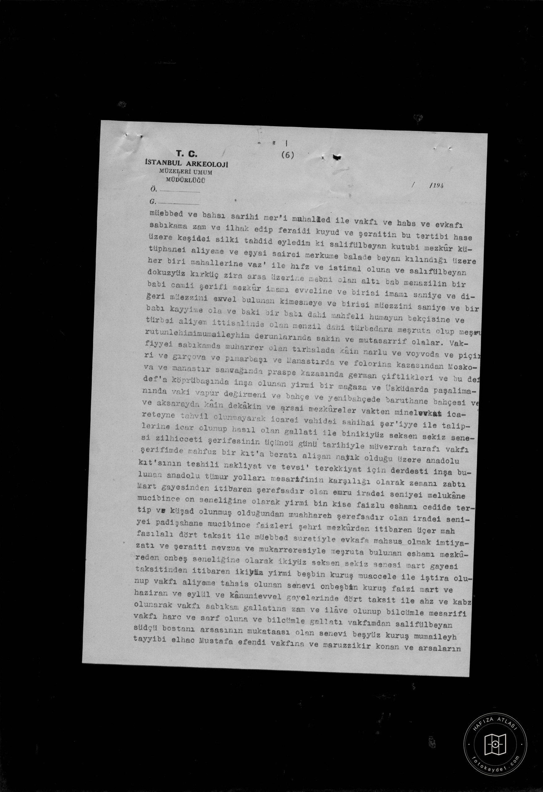 Pertevnal Valide Sultan Mosque and Müştemilate — Document