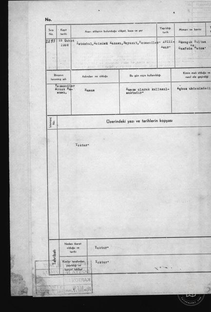 Vezneciler MEN HAMAMI — Document
