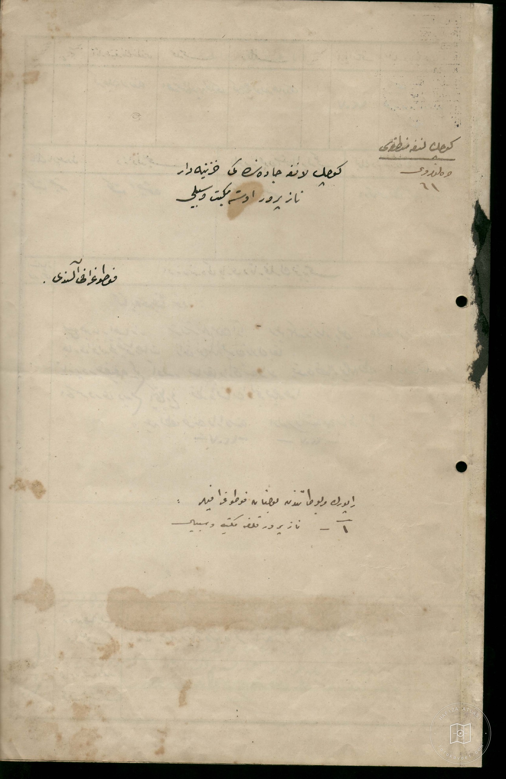 NAZI PERVER ÜSTAD MEKTEBİ and Fountain — Document