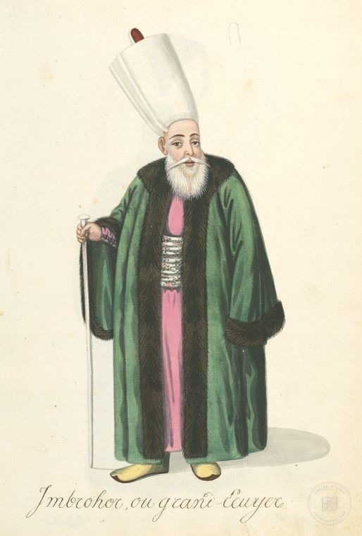 Osmanlı Halkları, Askerleri, Memurlar, Kostümleri — Portre ve kişi arşivi
