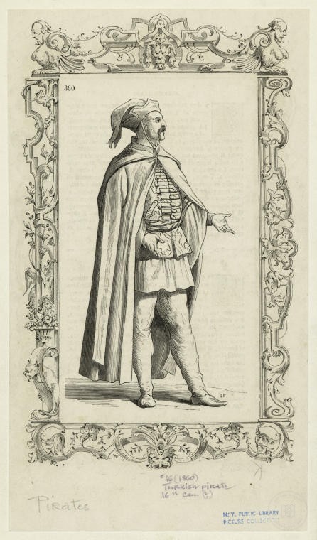 Ottoman People, Soldiers, Officers, Costumes — Portrait from the archive