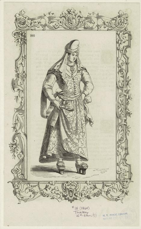 Ottoman People, Soldiers, Officers, Costumes — Portrait from the archive