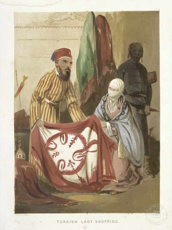 Ottoman People, Soldiers, Officers, Costumes — Portrait from the archive