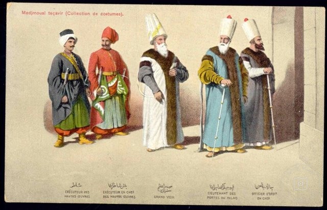 Osmanlı Halkı ve Kostümleri — Portre ve kişi arşivi