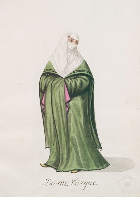 Ottoman People, Soldiers, Officers, Costumes — Portrait from the archive