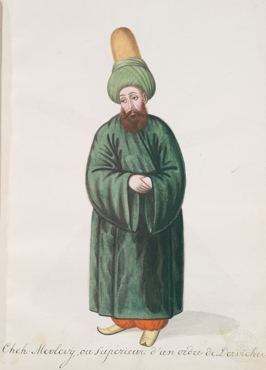 Ottoman People, Soldiers, Officers, Costumes — Portrait from the archive