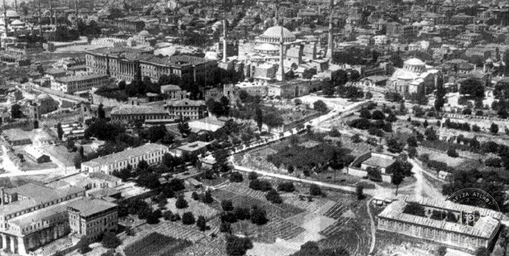 Aerial View of Sultanahmet Square and its Surroundings — 1928