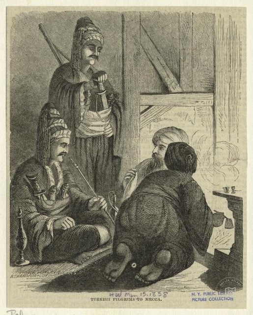 Ottoman People, Soldiers, Officers, Costumes — Portrait from the archive