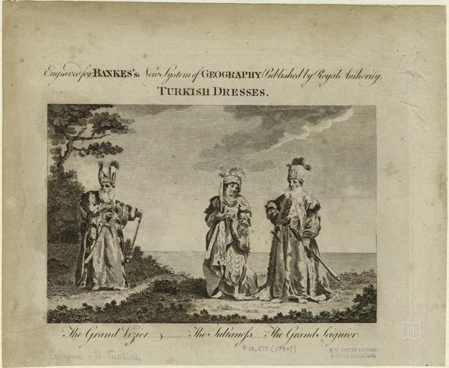 Ottoman People, Soldiers, Officers, Costumes — Portrait from the archive