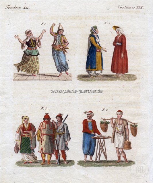 Osmanlı Halkı ve Kostümleri — Portre ve kişi arşivi
