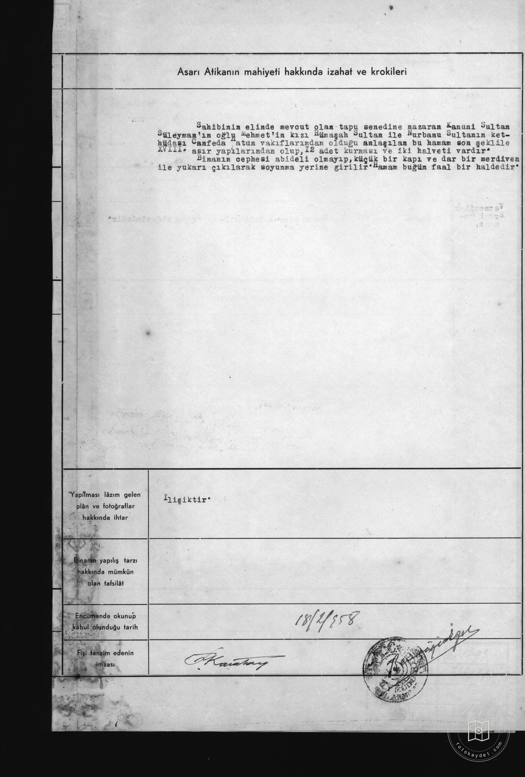 Vezneciler MEN HAMAMI — Document