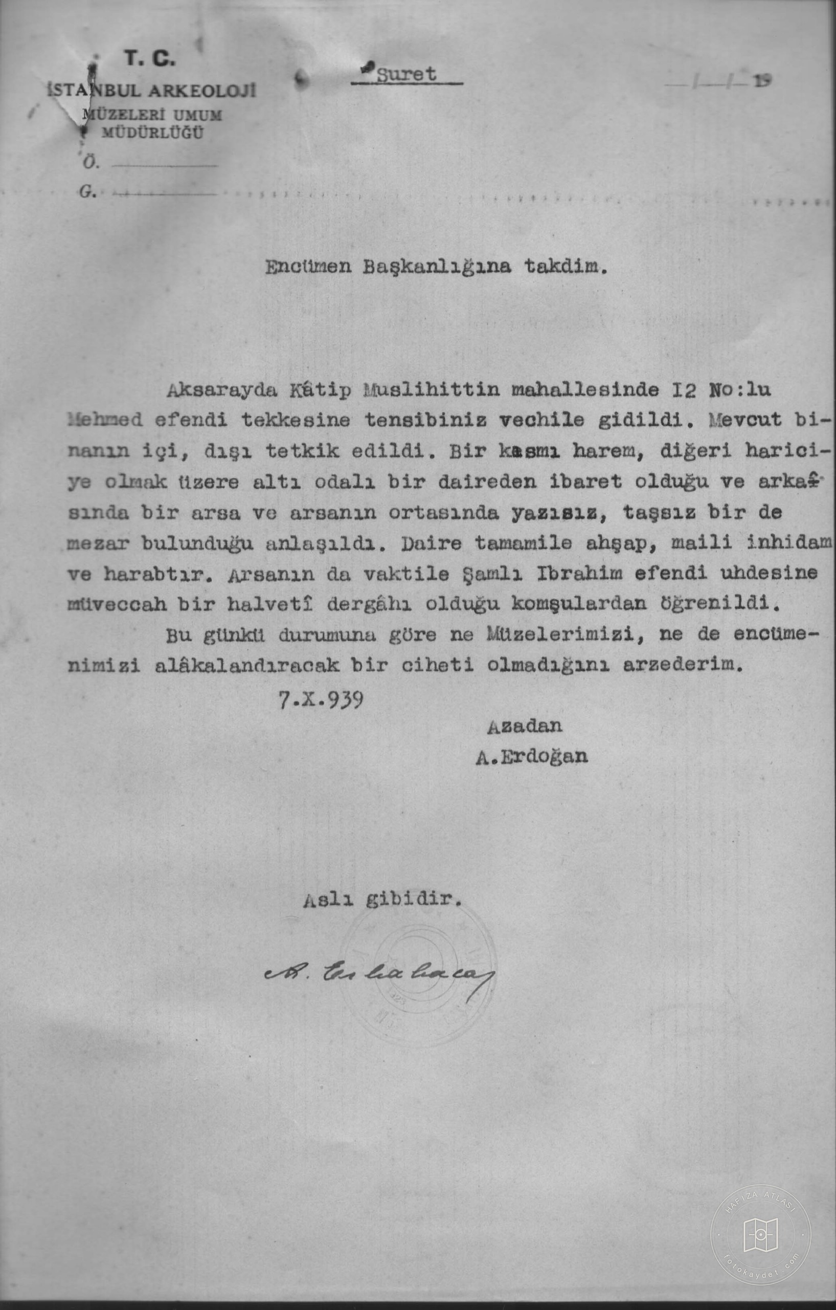 HALFETİ TEKKESİ — Document