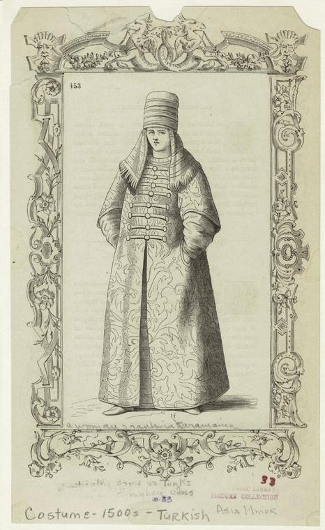 Ottoman People, Soldiers, Officers, Costumes — Portrait from the archive