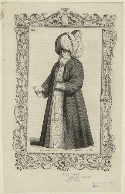 Ottoman People, Soldiers, Officers, Costumes — Portrait from the archive