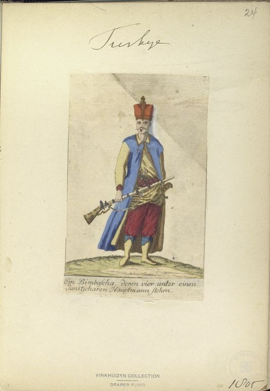 Osmanlı Halkları, Askerleri, Memurlar, Kostümleri — Portre ve kişi arşivi