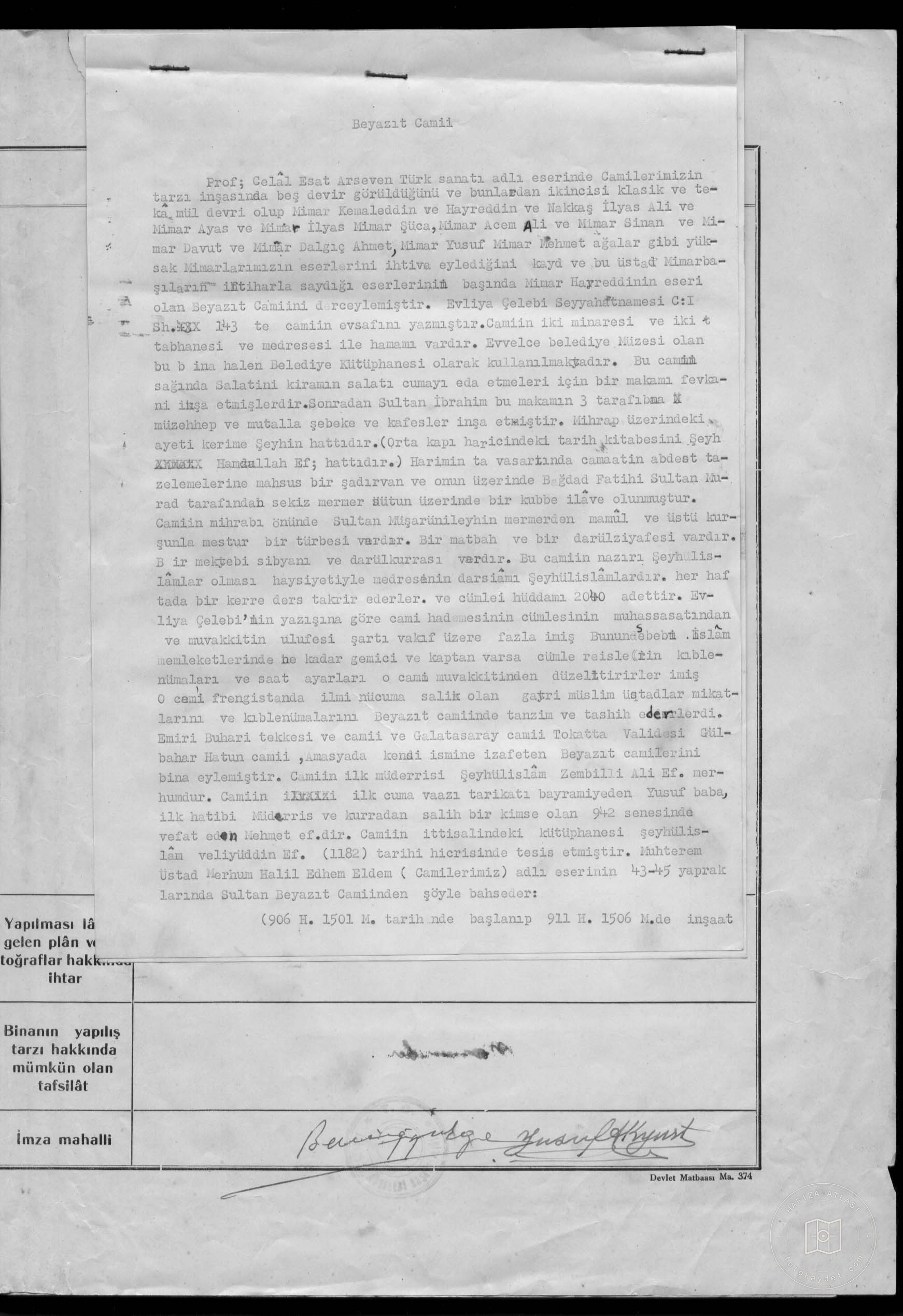 SULTAN WHITEID VELİ Mosque — Document
