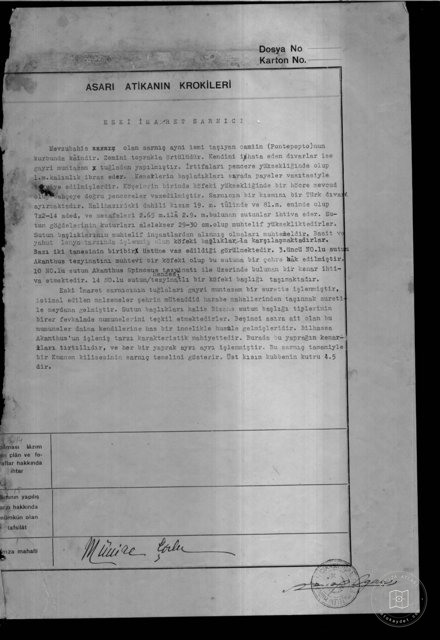 Old IMARET Cistern — Document