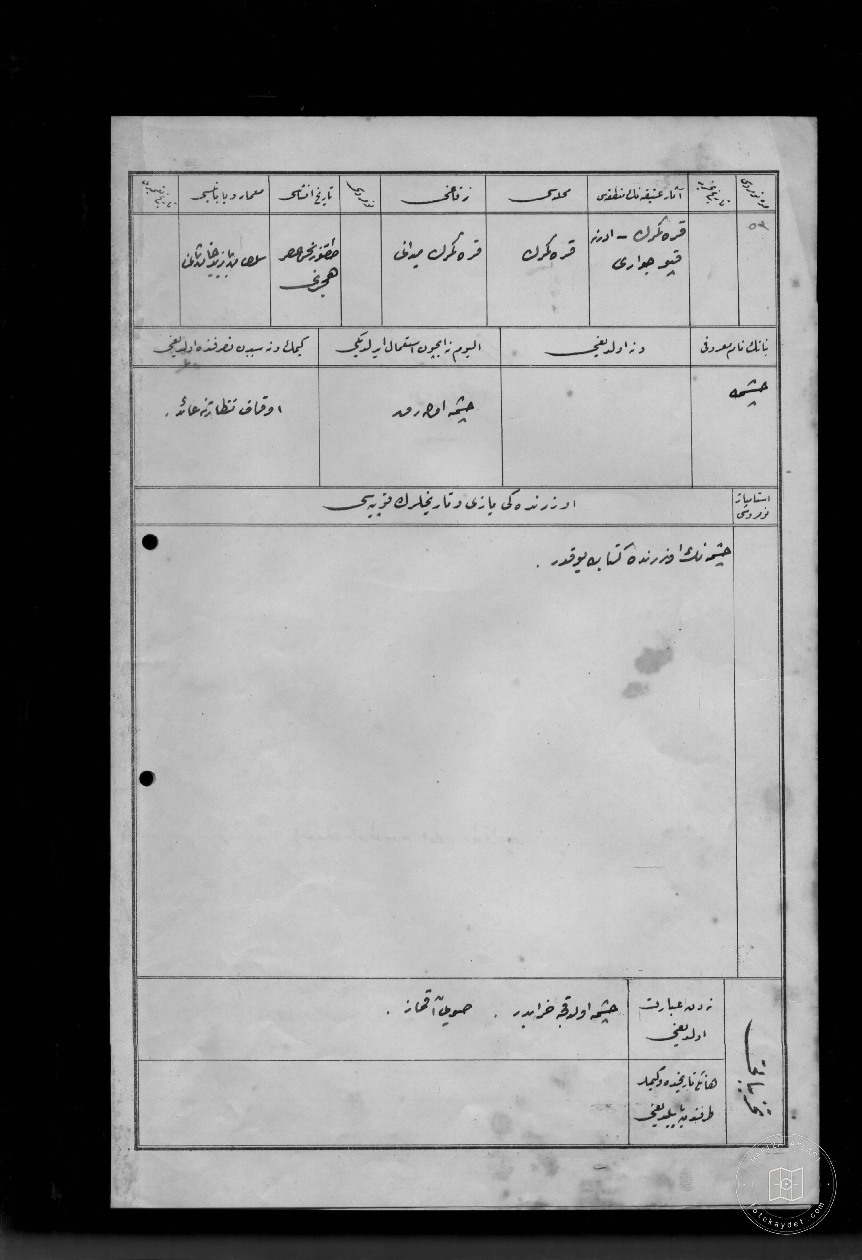Karagümrük Fountain — Document