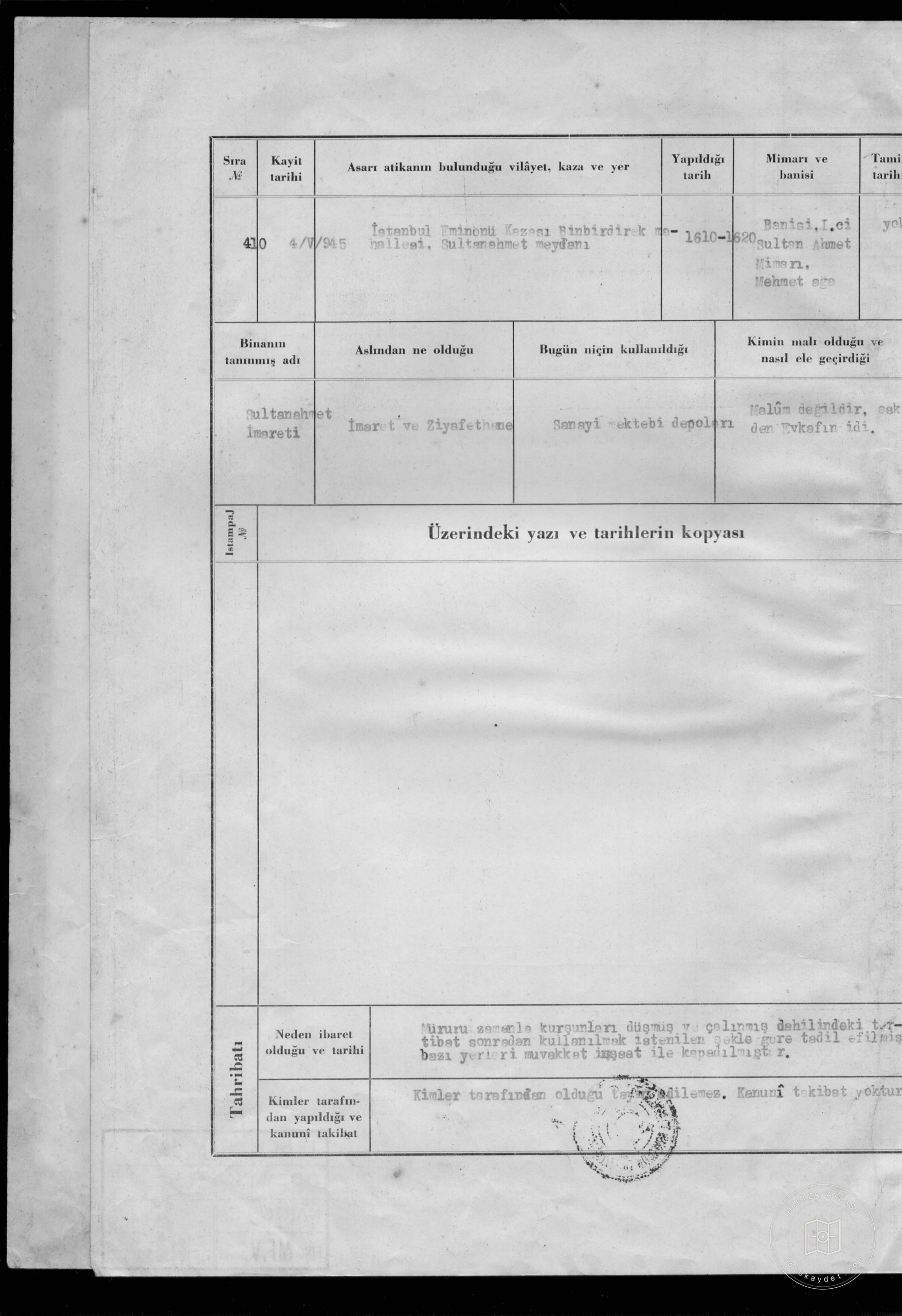 Sultanahmet ARCHITECT — Document