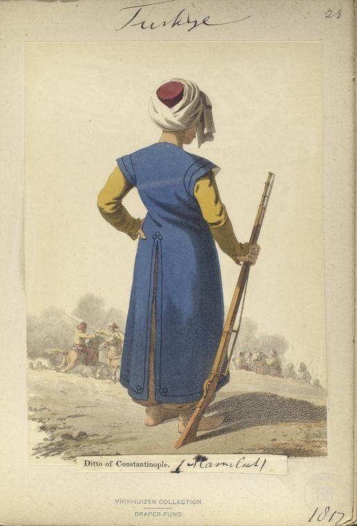 Osmanlı Halkları, Askerleri, Memurlar, Kostümleri — Portre ve kişi arşivi