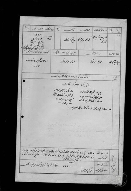 BALİ PAŞA Mosque — Document