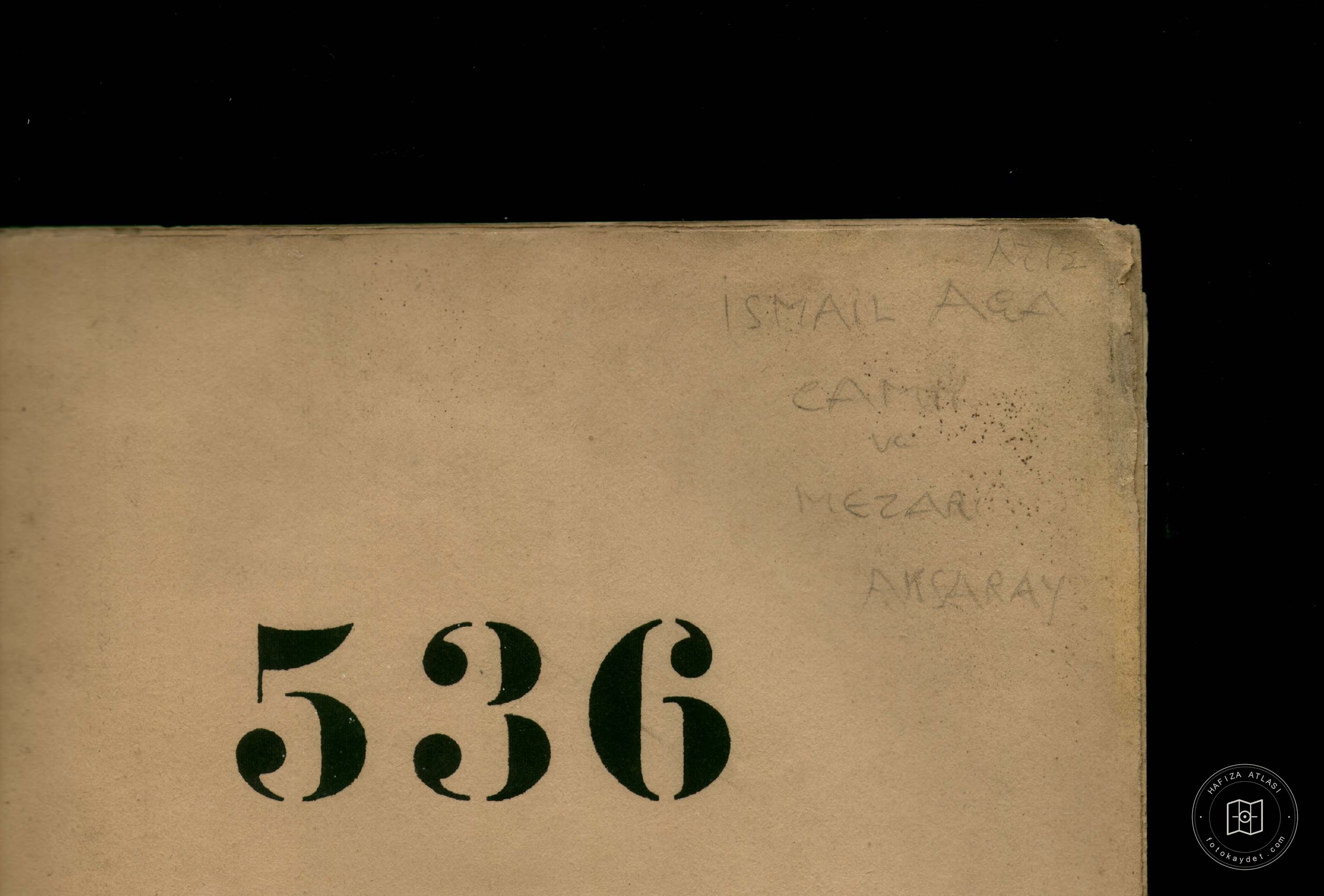 İSMAİL AĞA (ORUÇGAZİ) Mosque and MEZARI — Document