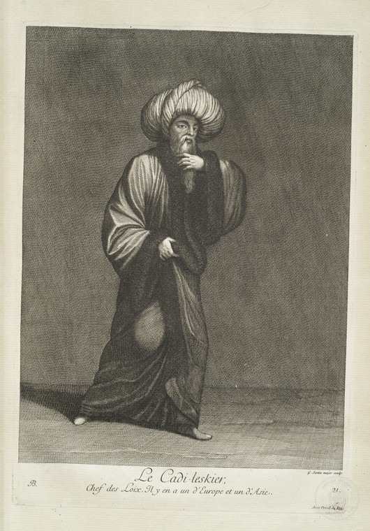 Ottoman People, Soldiers, Officers, Costumes — Portrait from the archive