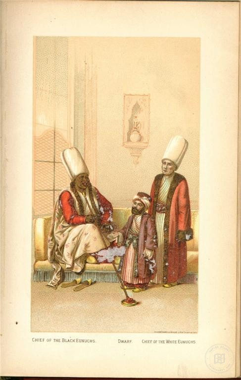Ottoman People, Soldiers, Officers, Costumes — Portrait from the archive
