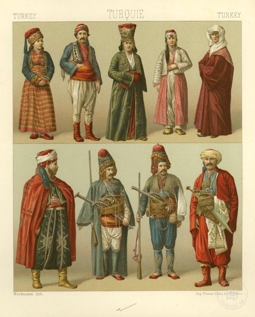 Osmanlı Halkı ve Kostümleri — Portre ve kişi arşivi