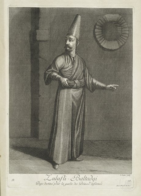 Ottoman People, Soldiers, Officers, Costumes — Portrait from the archive