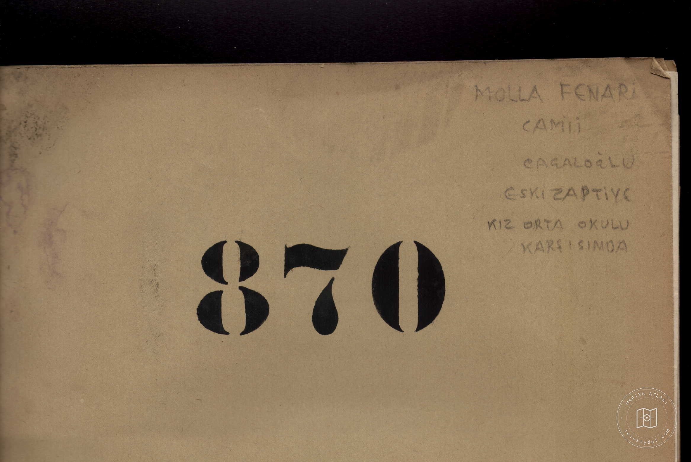 Molla Fenari Mosque — Document