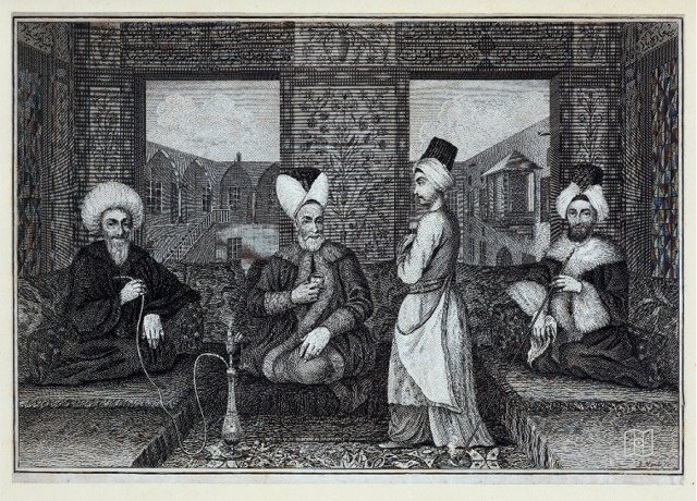 Ottoman People, Soldiers, Officers, Costumes — Portrait from the archive