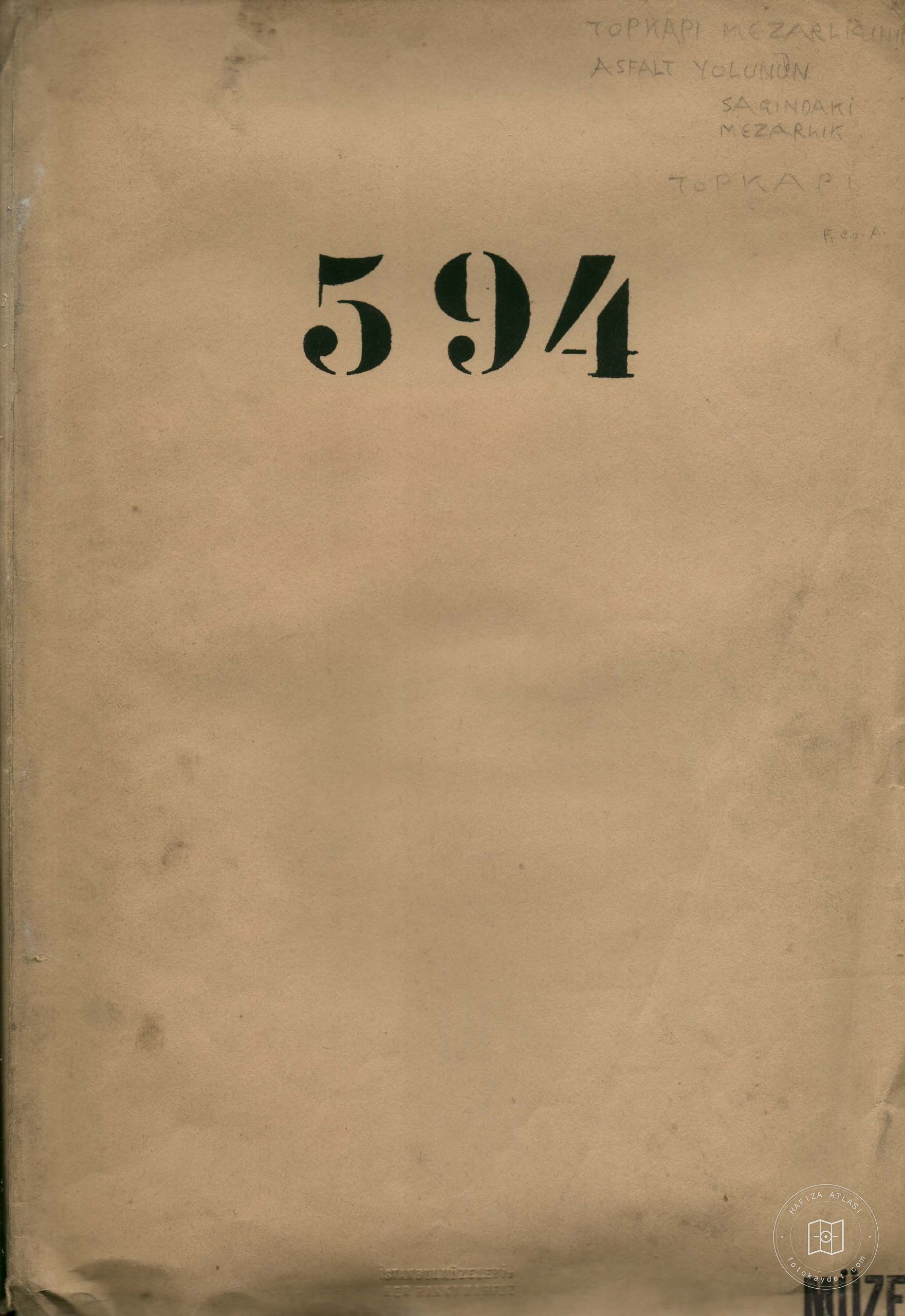 Topkapı Cemetery — Document