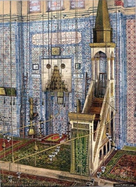 Interior Of Mosque Rustem Paşa Ista
