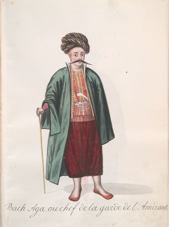 Osmanlı Halkları, Askerleri, Memurlar, Kostümleri — Portre ve kişi arşivi