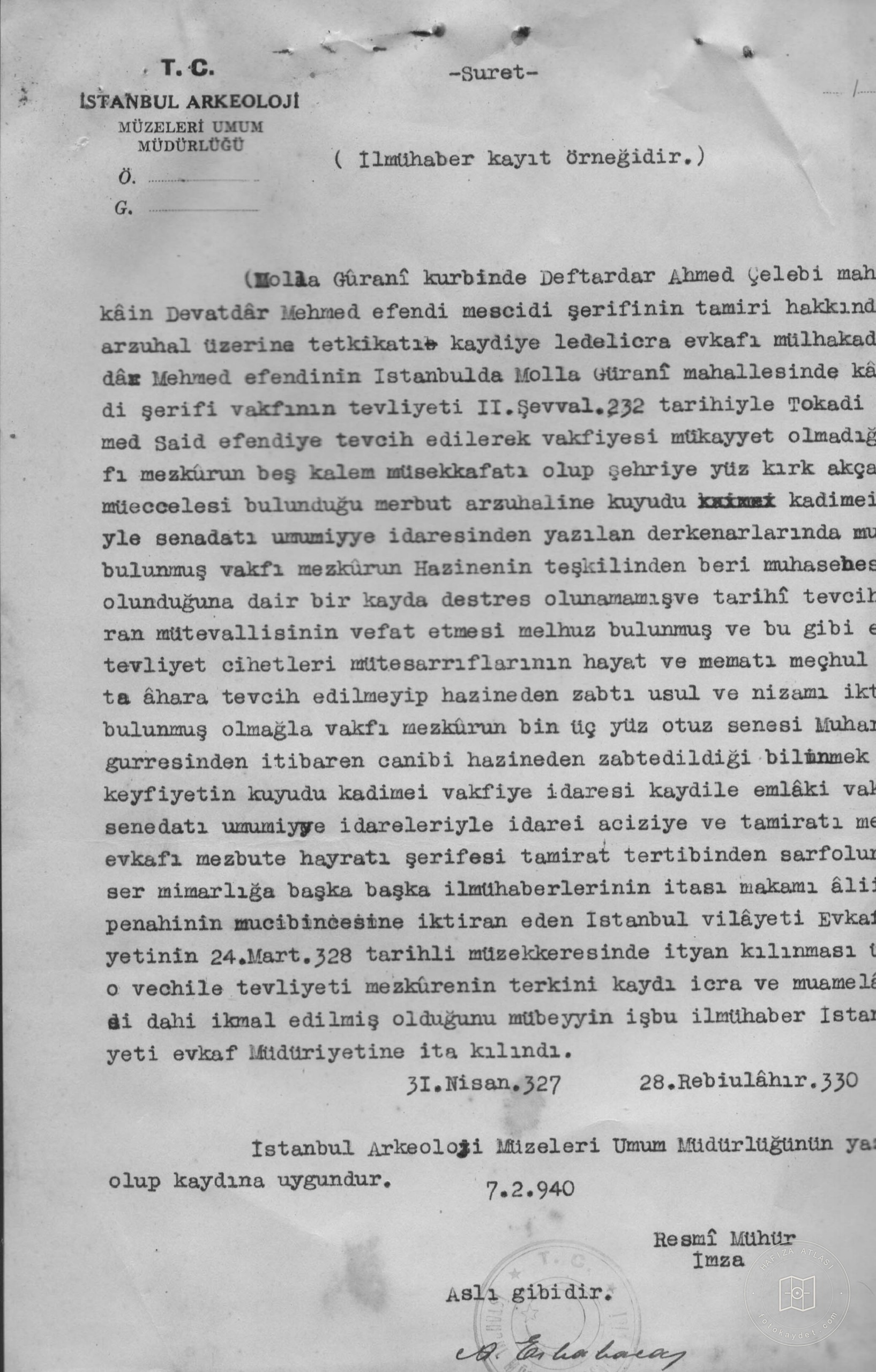 HALFETİ TEKKESİ — Document