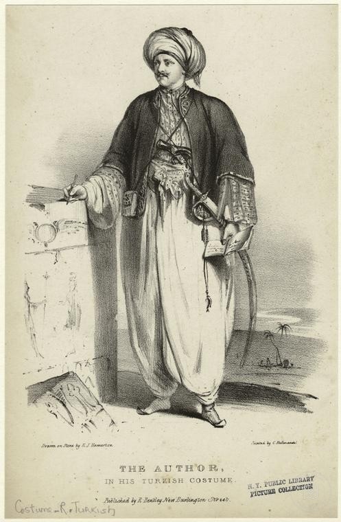 Ottoman People, Soldiers, Officers, Costumes — Portrait from the archive