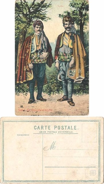 Ottoman People, Soldiers, Officers, Costumes — Portrait from the archive