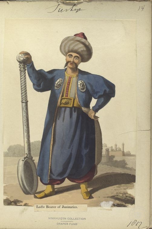 Osmanlı Halkları, Askerleri, Memurlar, Kostümleri — Portre ve kişi arşivi