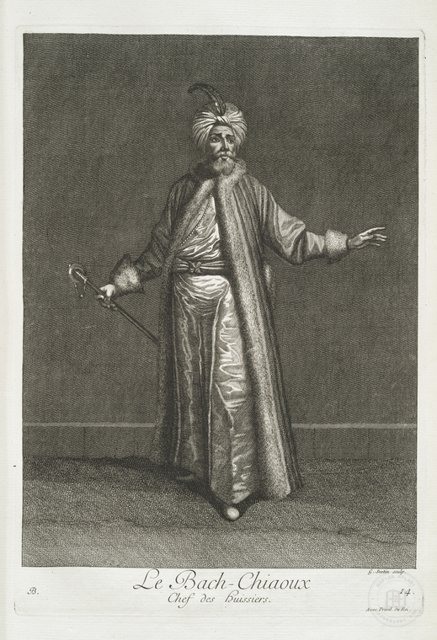 Ottoman People, Soldiers, Officers, Costumes — Portrait from the archive