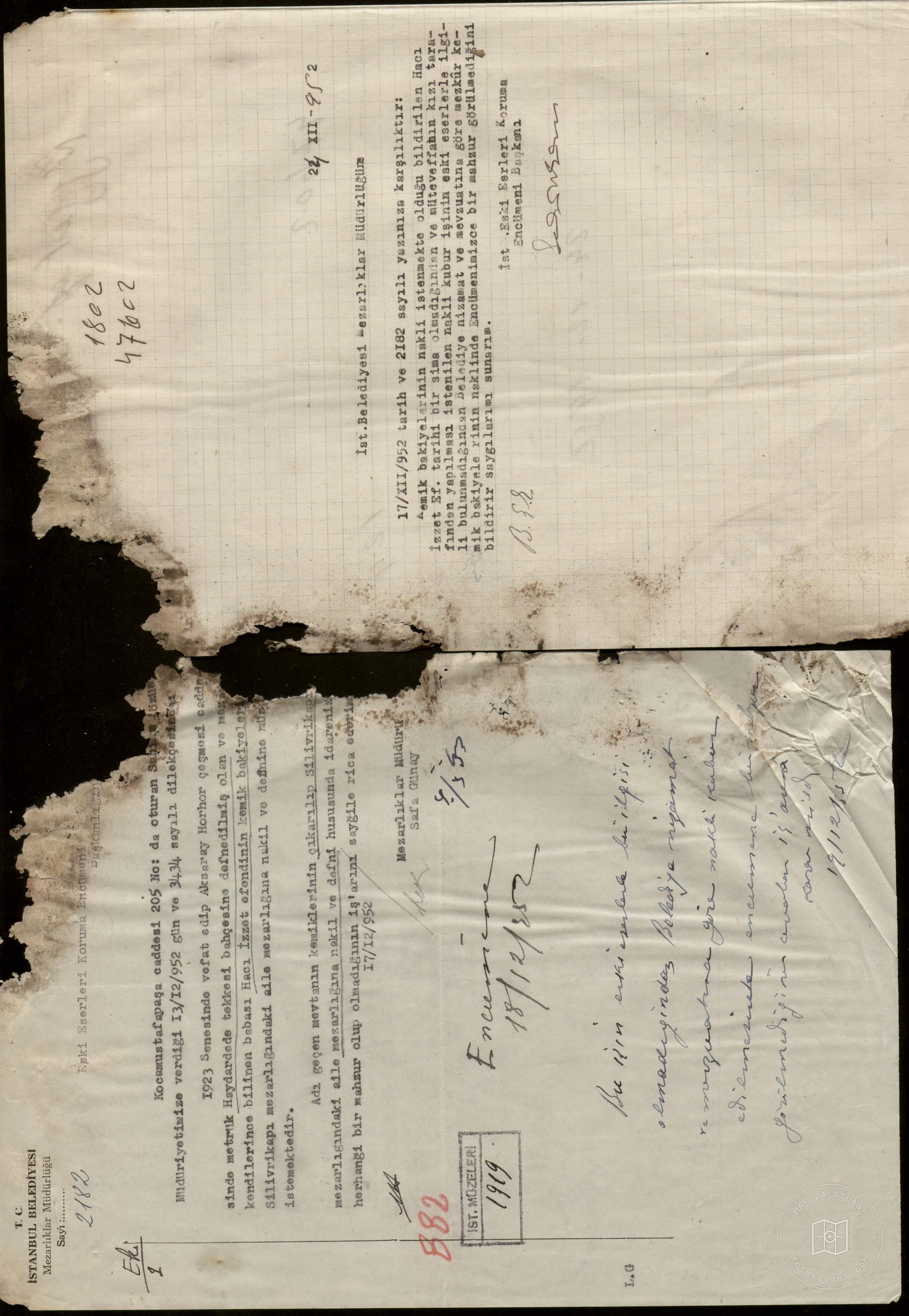 Aksaray Horhor Fountain — Archival document