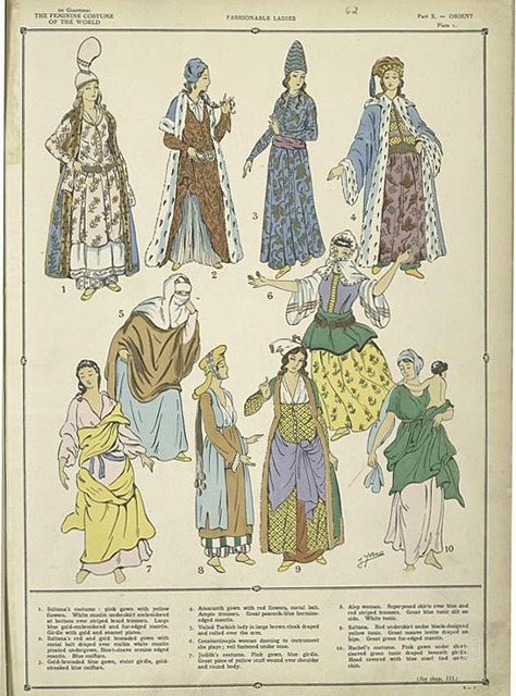 Ottoman People, Soldiers, Officers, Costumes — Portrait from the archive