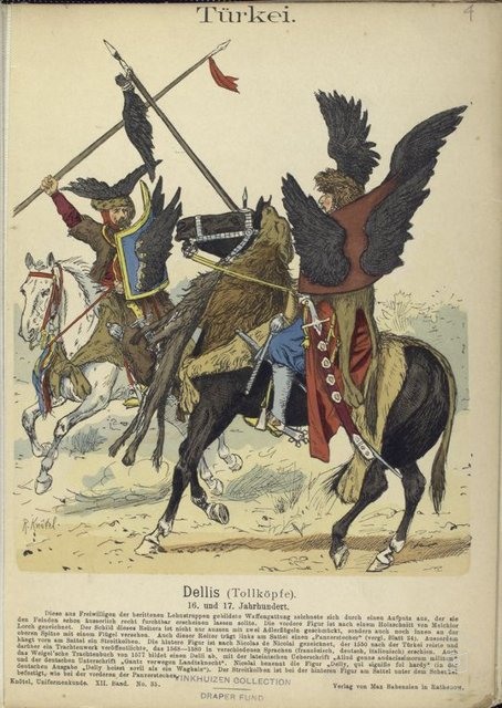 Ottoman People, Soldiers, Officers, Costumes — Portrait from the archive