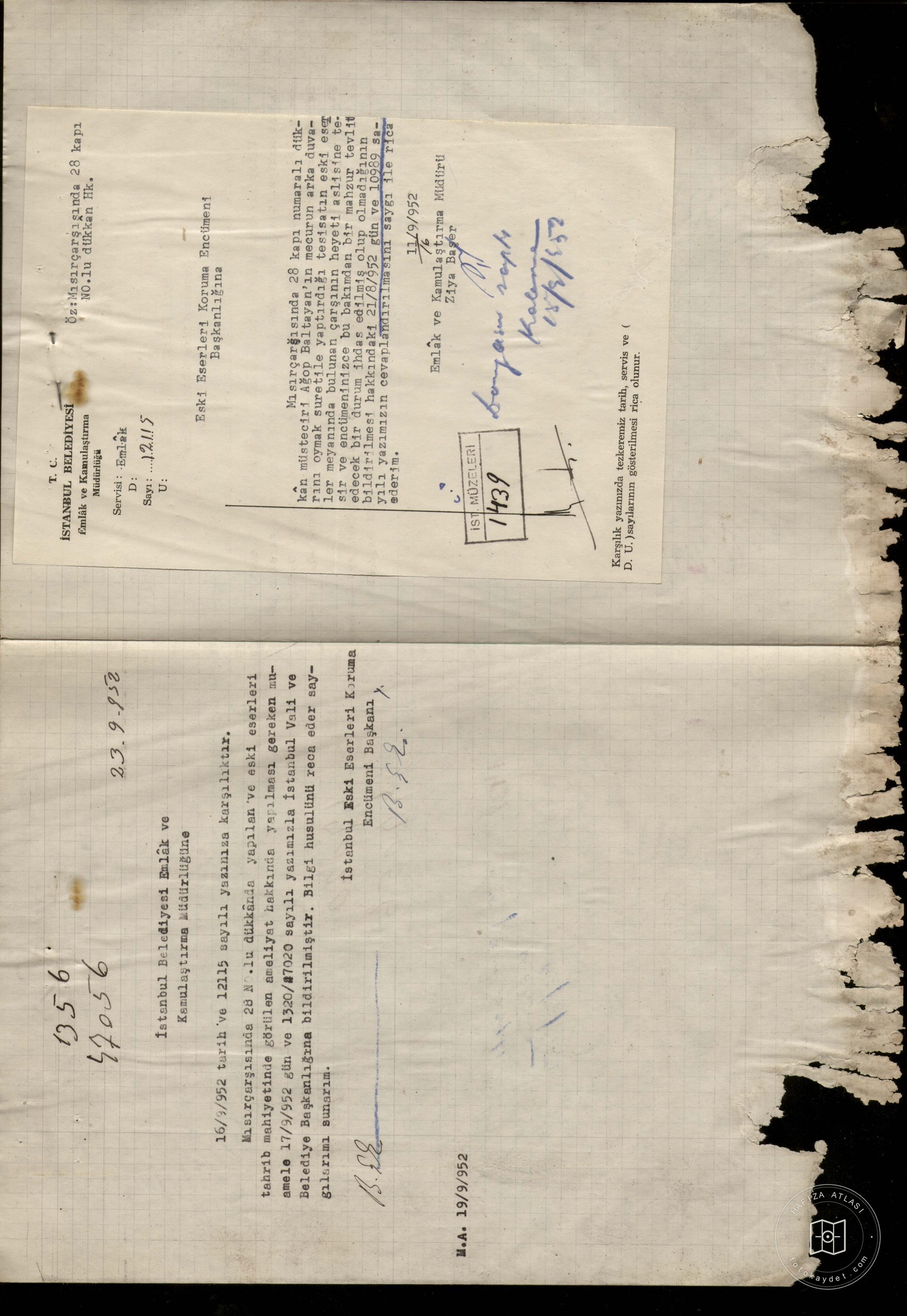 28 No Shops in Egypt Car — Archival document