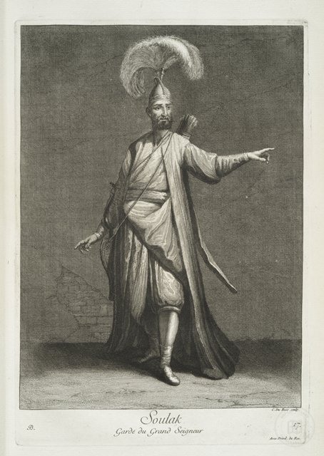 Ottoman People, Soldiers, Officers, Costumes — Portrait from the archive