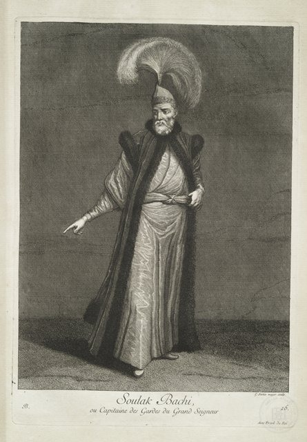 Ottoman People, Soldiers, Officers, Costumes — Portrait from the archive