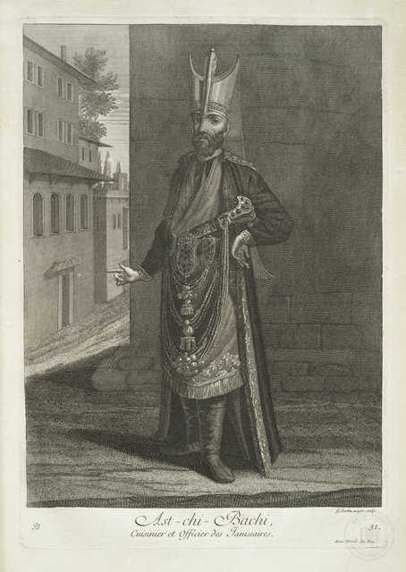 Ottoman People, Soldiers, Officers, Costumes — Portrait from the archive